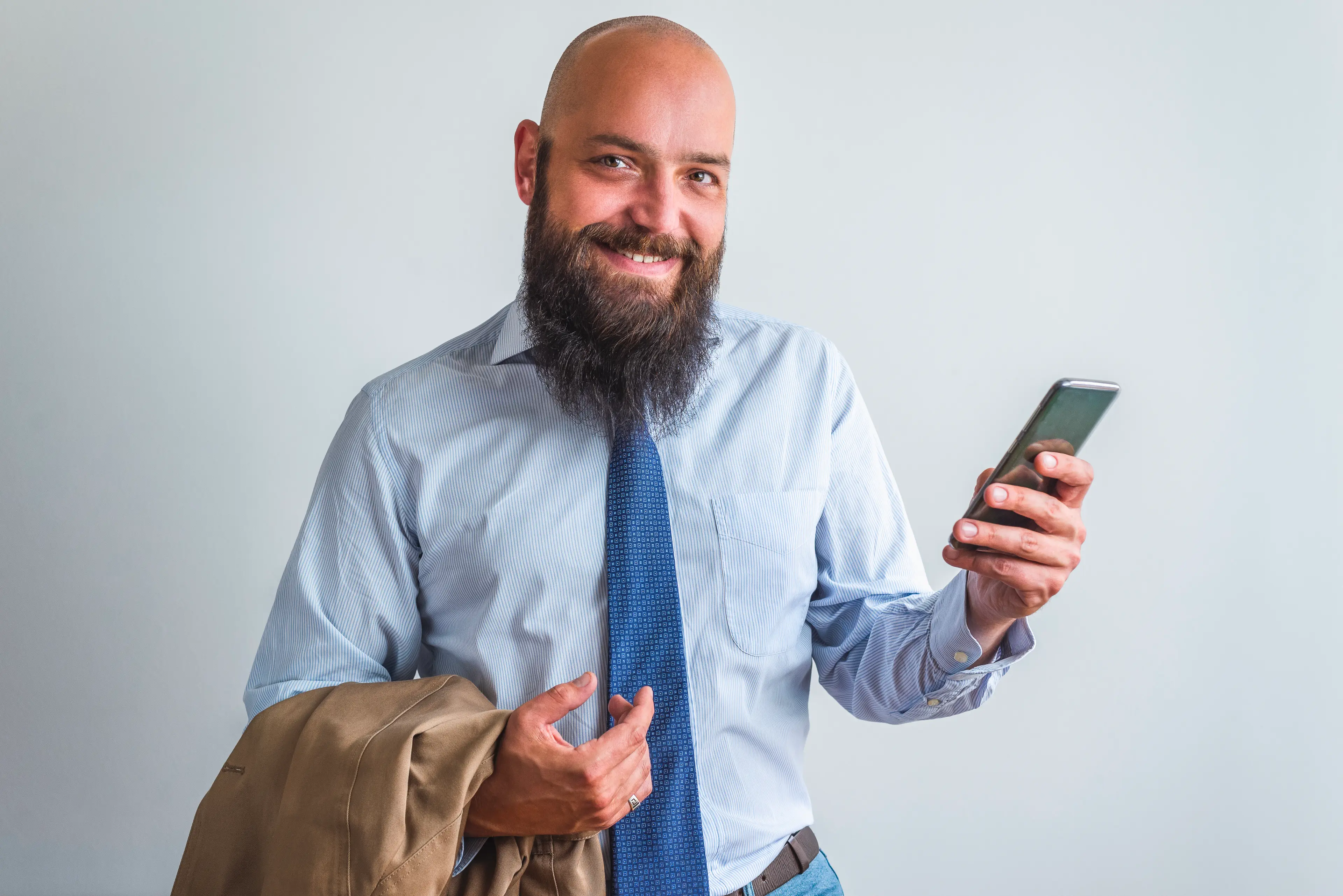 a person looking at their smartphone