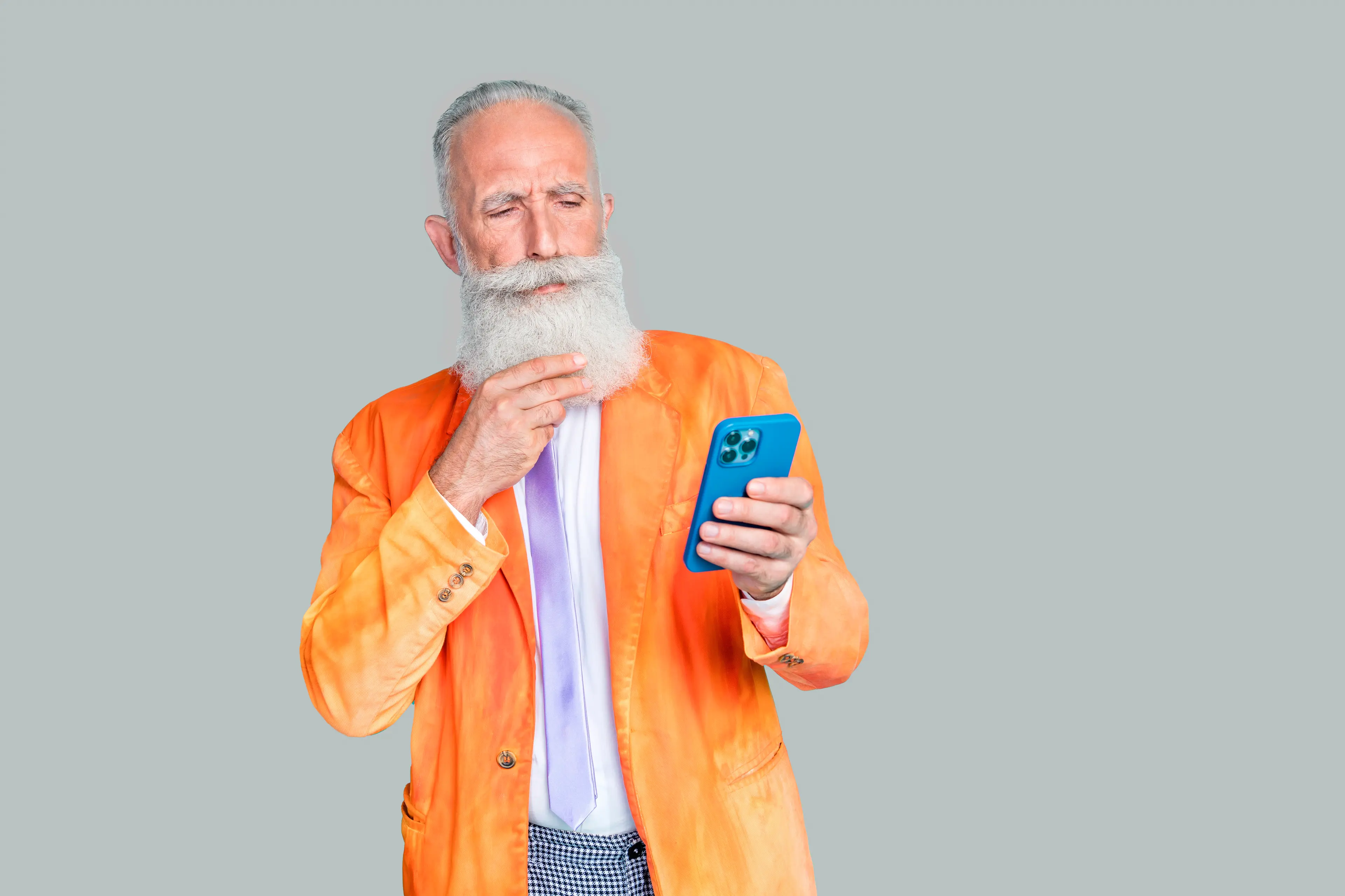 a person looking at their smartphone