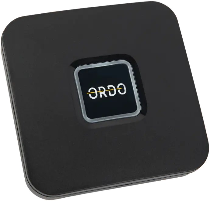 smartphone running the Ordo app